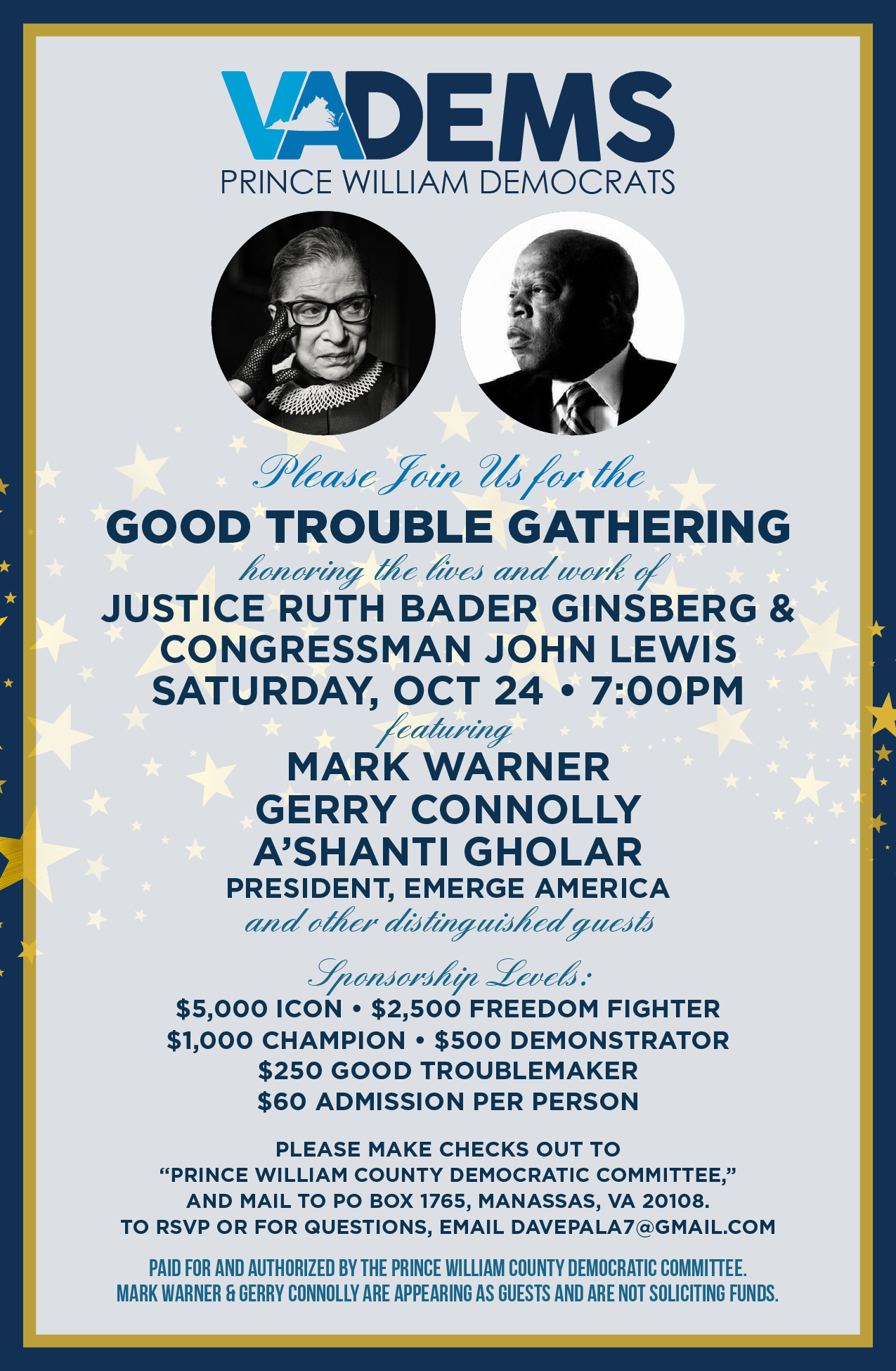 Prince William County Dems Good Trouble Gathering Event