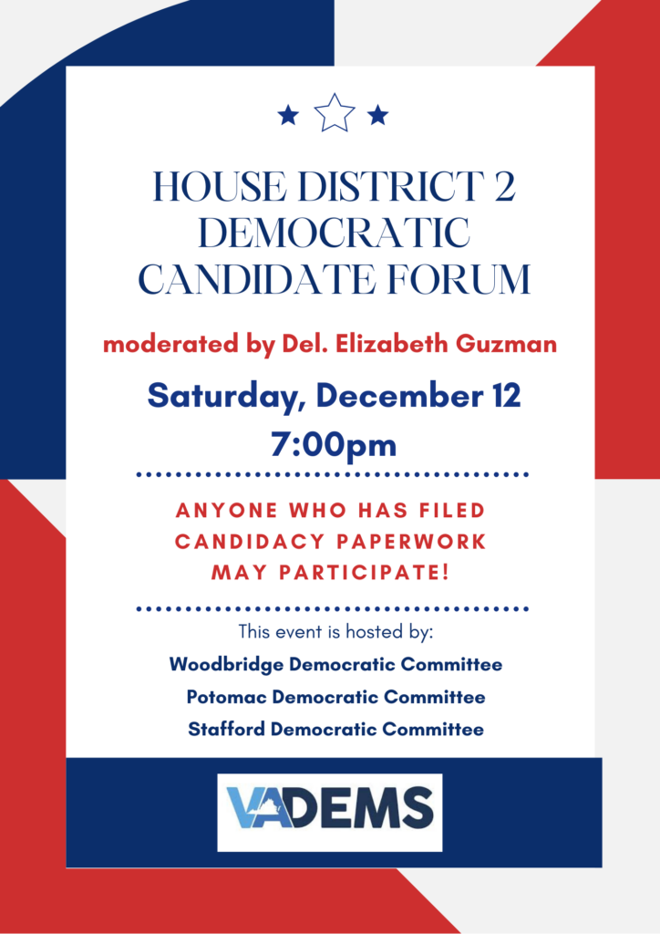 House District 2 Democratic Candidate Forum