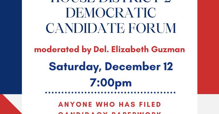 Prince William County Democratic House District 2 Candidate Forum