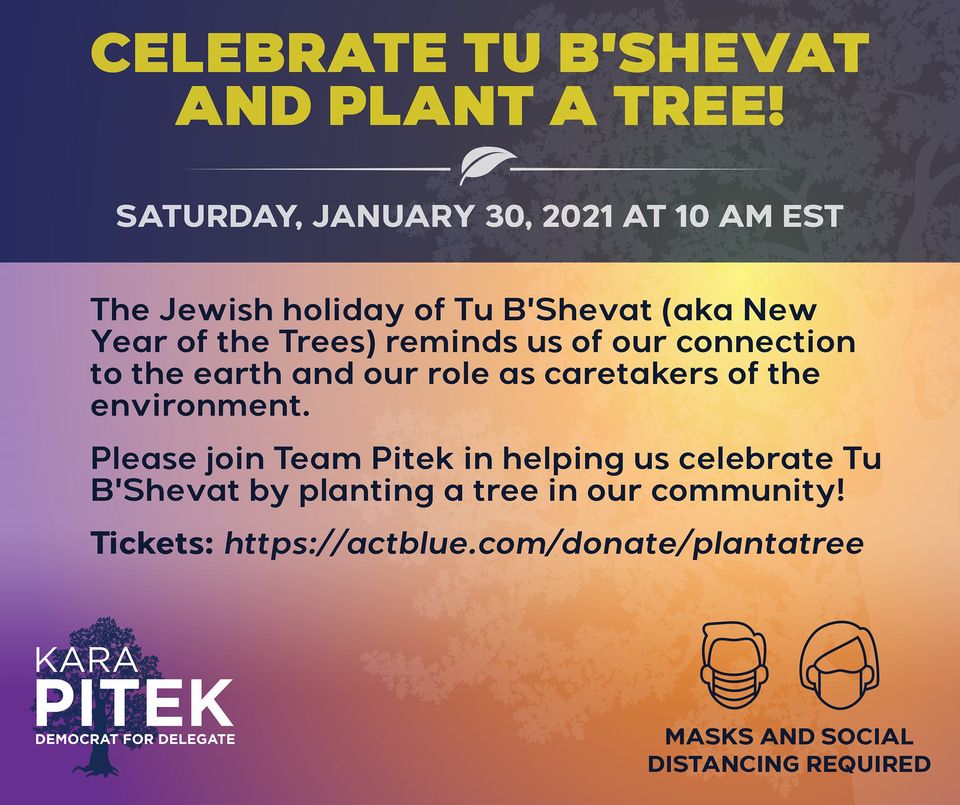 2021 Celebrate Tu BShevat And Plant A Tree