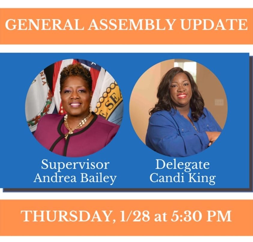 2021 General Assembly Update with Supervisor Bailey and Delegate Cadi King