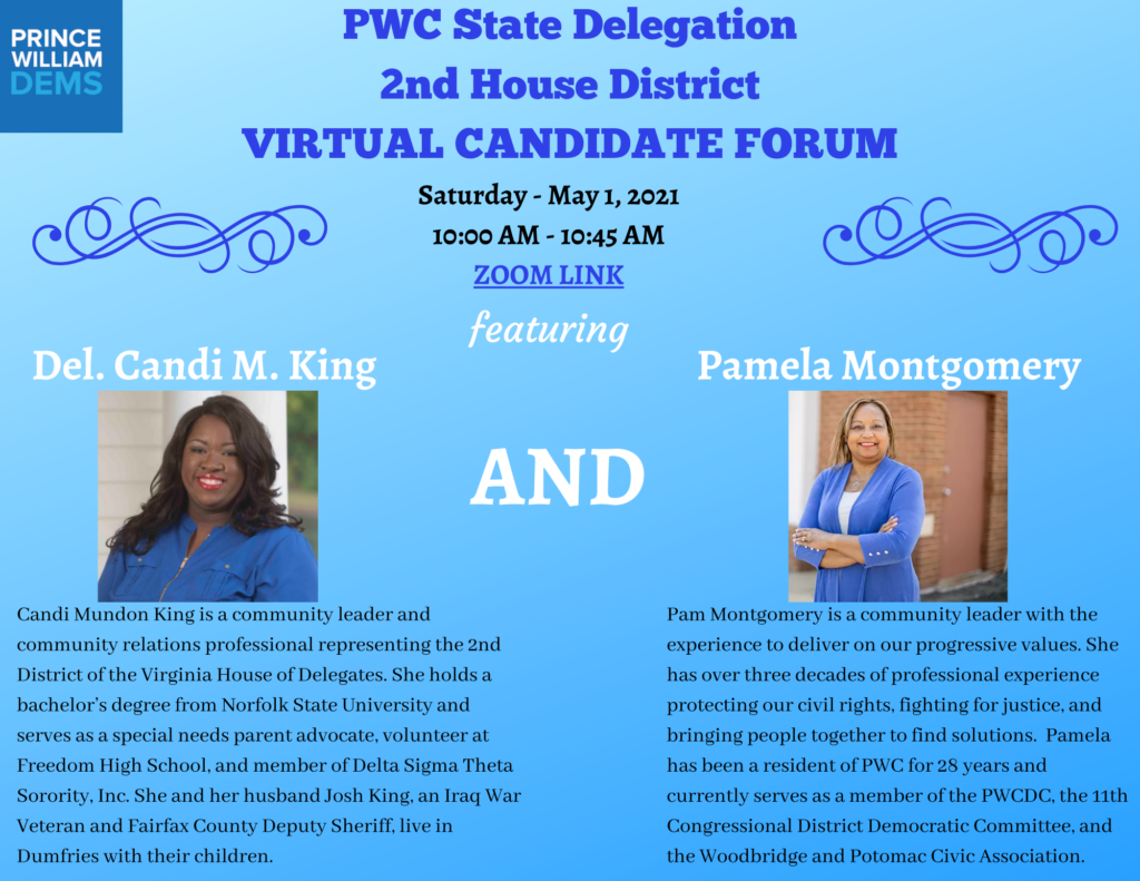 2021 PWC State Delegation Virtual Candidate Forum HOD2