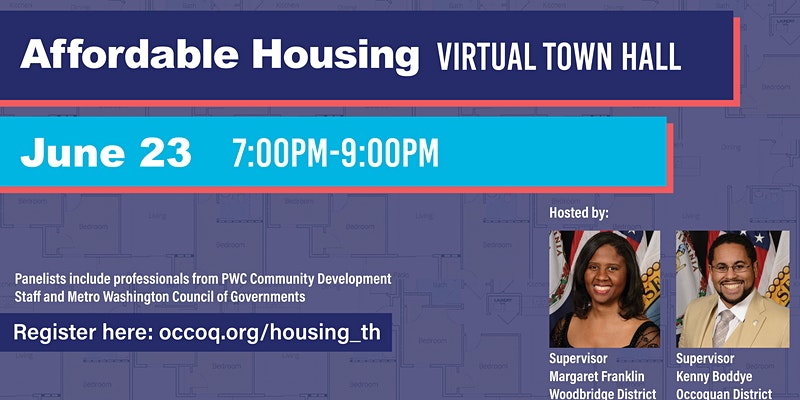 Affordable Housing Virtual Town Hall with Supervisors Margaret Franklin and Kenny Boddye