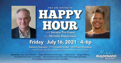 Happy Hour with Michelle Maldonado and Tim Kaine