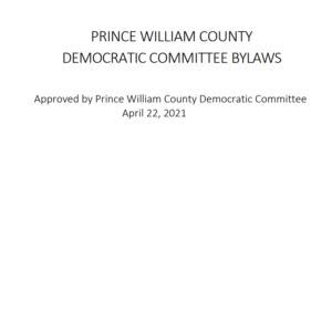Prince William County Democratic Committee Bylaws