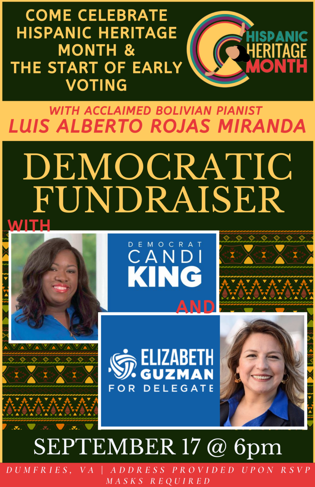 Hispanic Heritage Month Democratic Fundraiser
