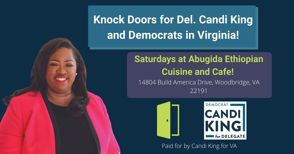 Canvass and Coffee with Team King on Saturday Mornings
