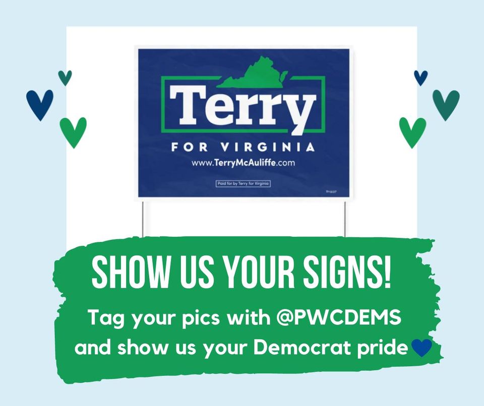 Terry for Virginia Show Us Your Signs