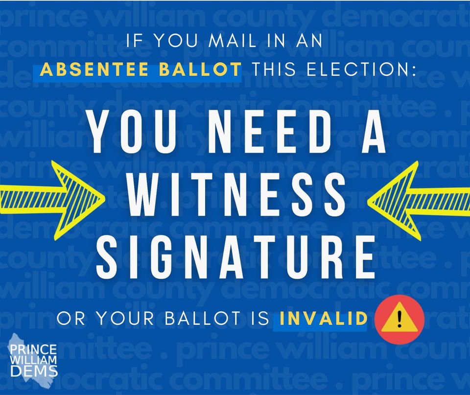 Absentee Ballot You Need A Witness Signature