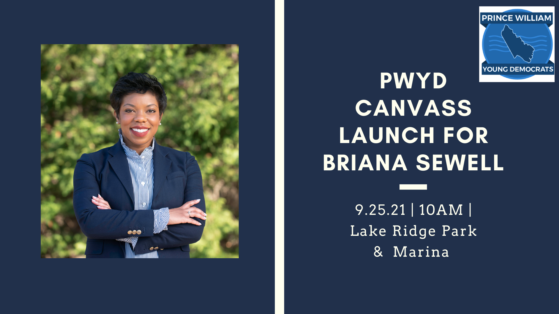 Prince William Young Democrats Canvass Launch For Briana Sewell