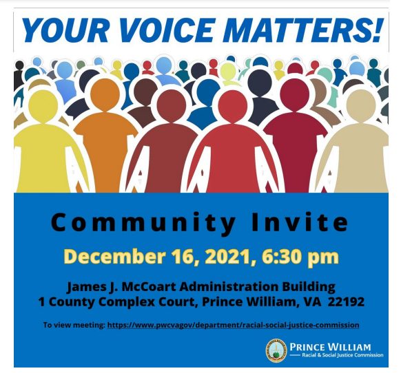 Racial Social Justice Meeting 2021 December