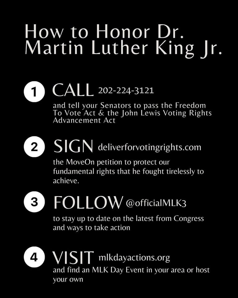Honor Dr Martin Luther King Jr Today