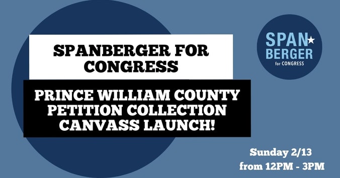 Canvass with Team Spanberger in Prince William County