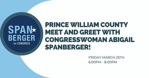 Prince William County Congresswoman Abigail Spanberger