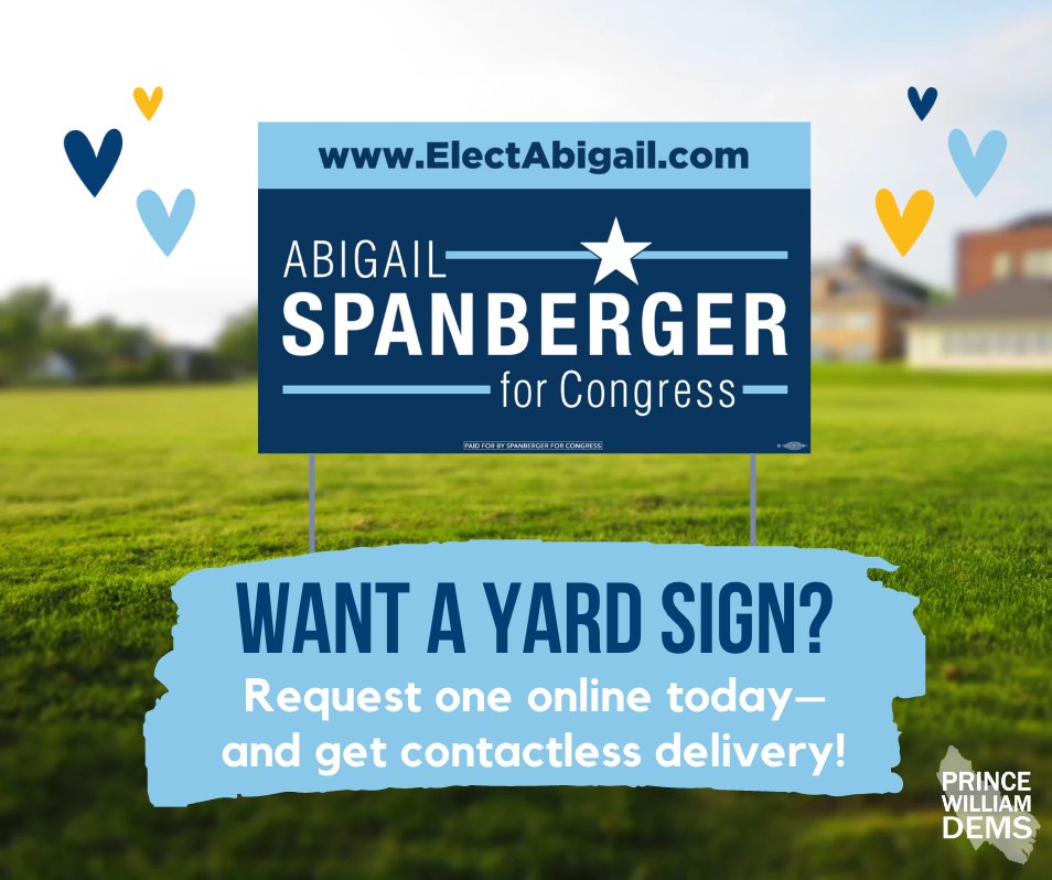 2022 Spanberger Yard Signs