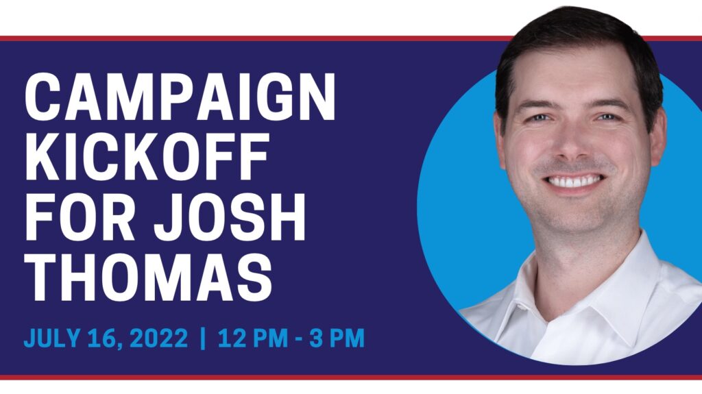 Campaign Kickoff for Josh Thomas for Delegate