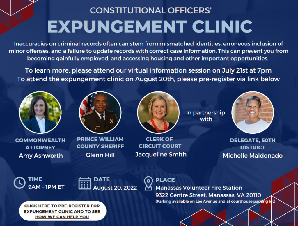 Constitutional Officers Expungement Clinic