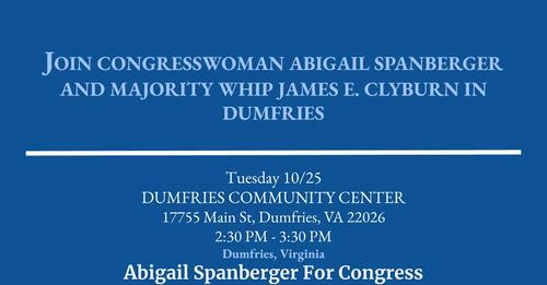 Abigail Spanberger and James Clyburn