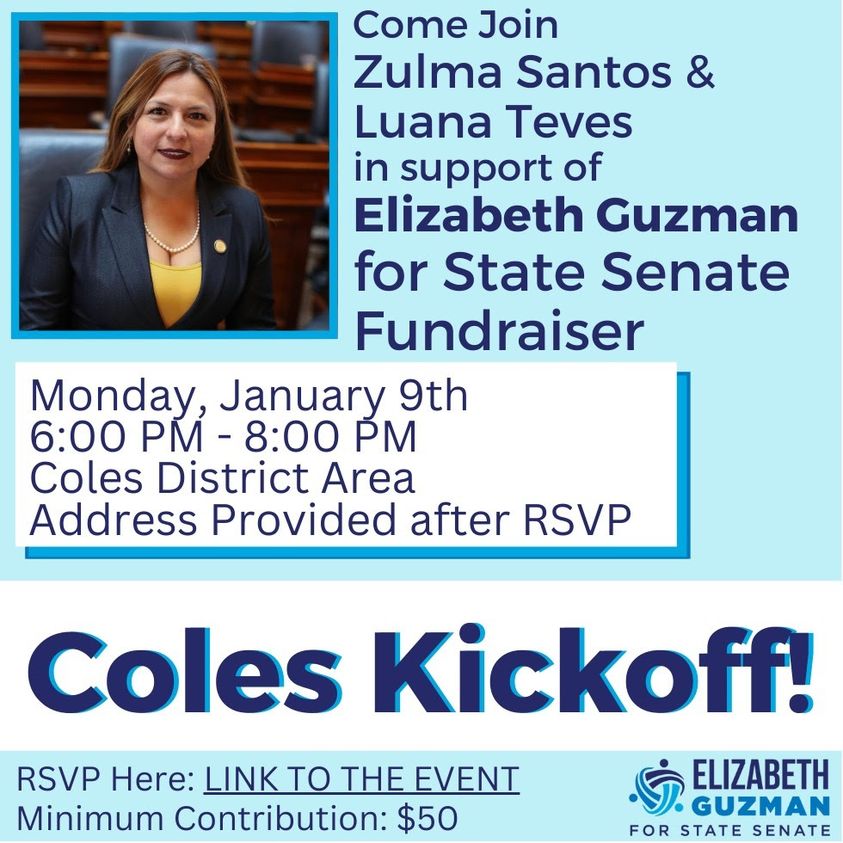 Delegate Guzman for State Senate