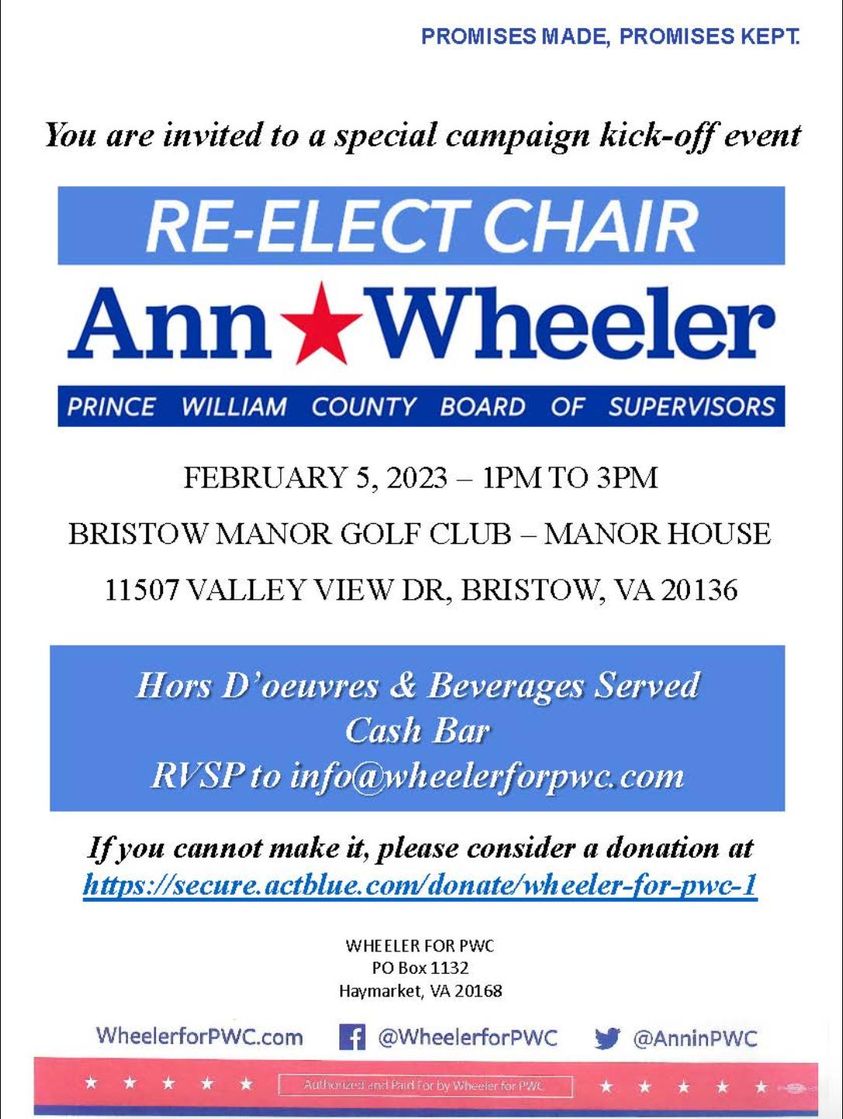 Re-Elect Ann Wheeler