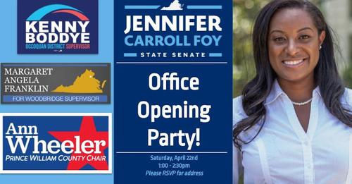 Jennifer Carroll Foy Office Opening Party