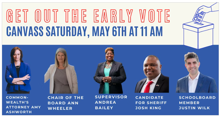2023 Get Out the Early Vote Canvass with Supervisor Bailey