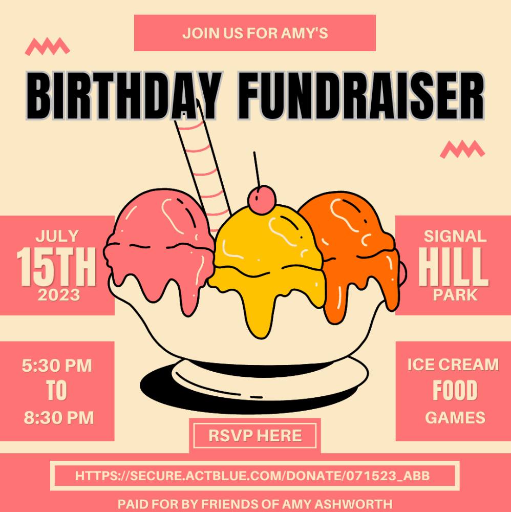 Amy Ashworth Birthday Fundraiser