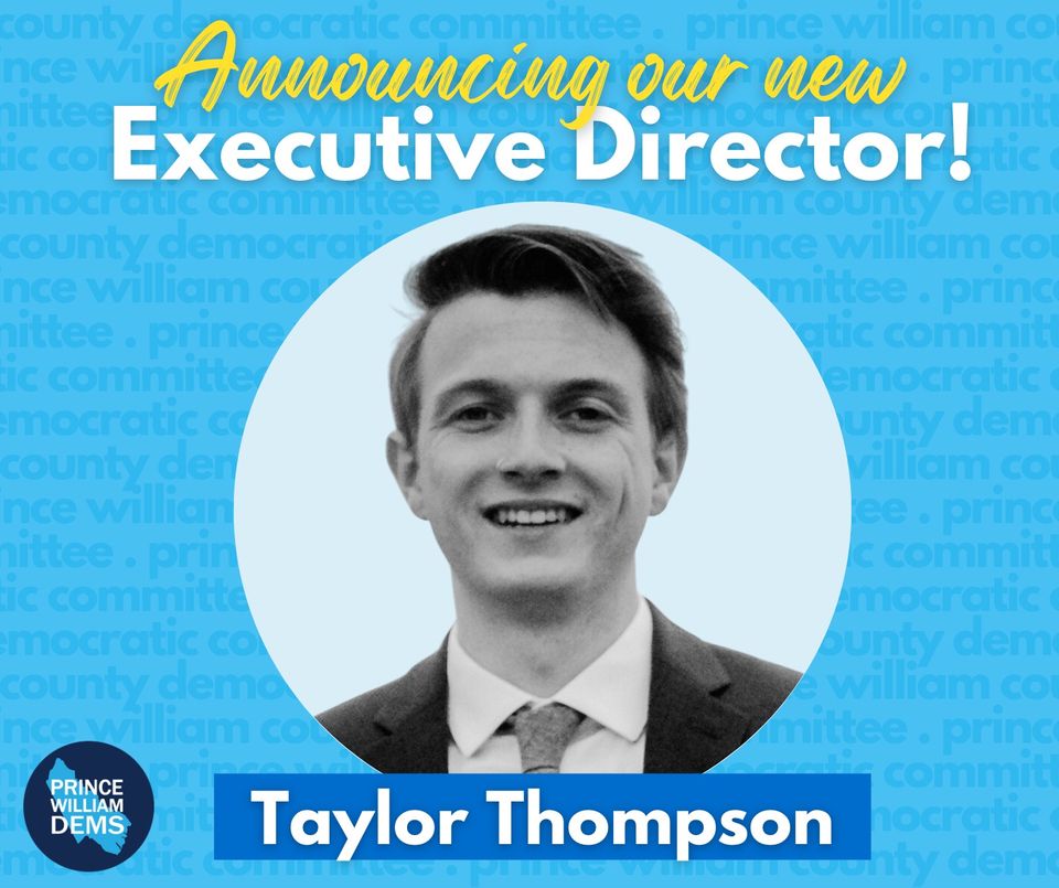 Prince William County Democratic Committee New Executive Director Taylor Thompson