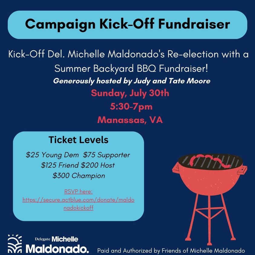 2023 Campaign Kick Off Summer Backyard BBQ with Michelle Maldonado