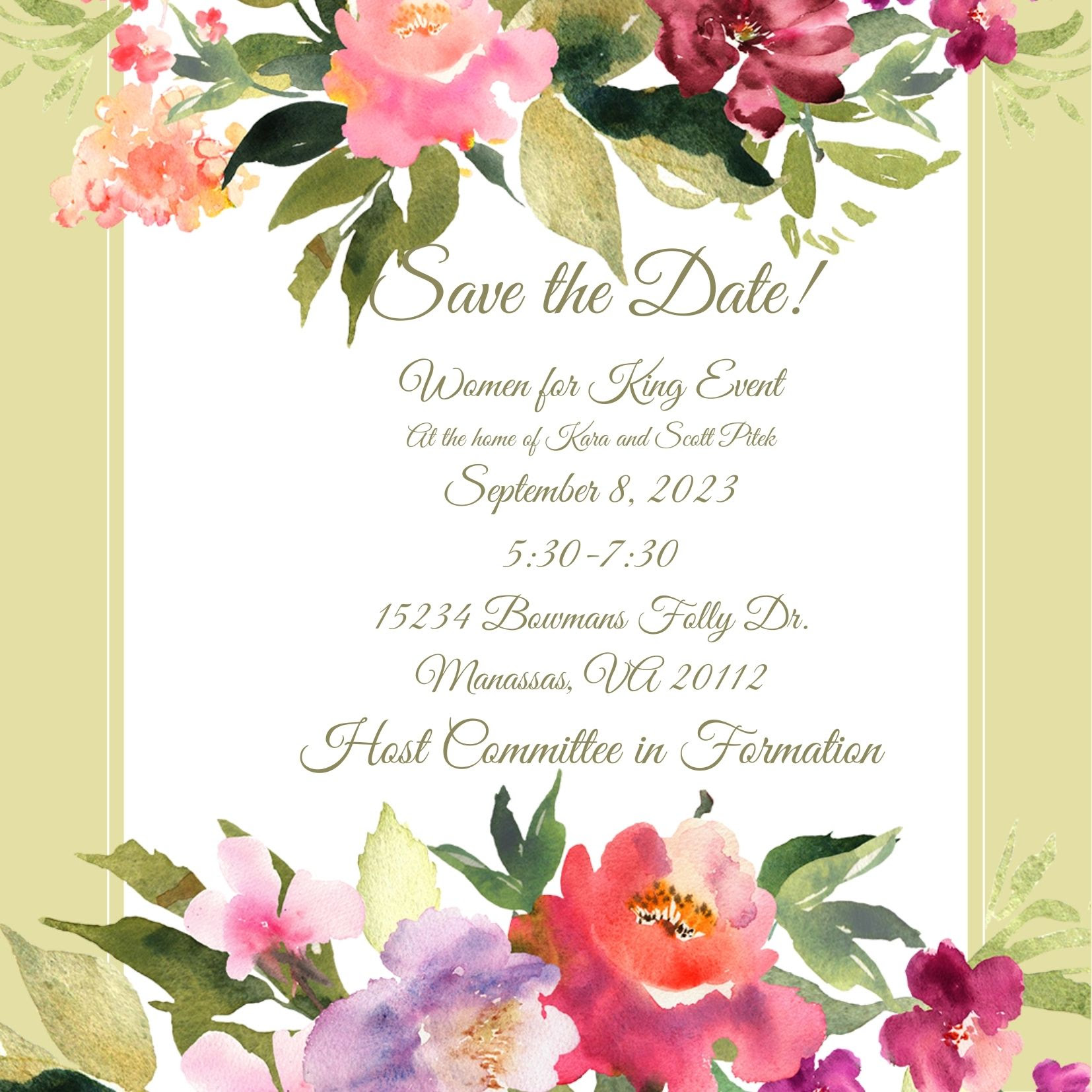 2023 Women for King Event