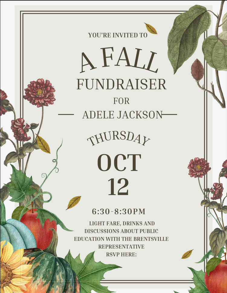 A Fall Fundraiser with Adele Jackson