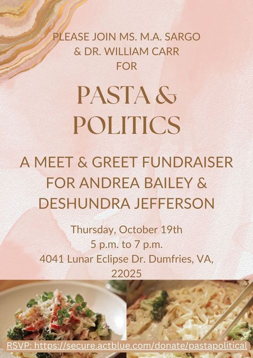 2023 Pasta and Politics Meet and Greet