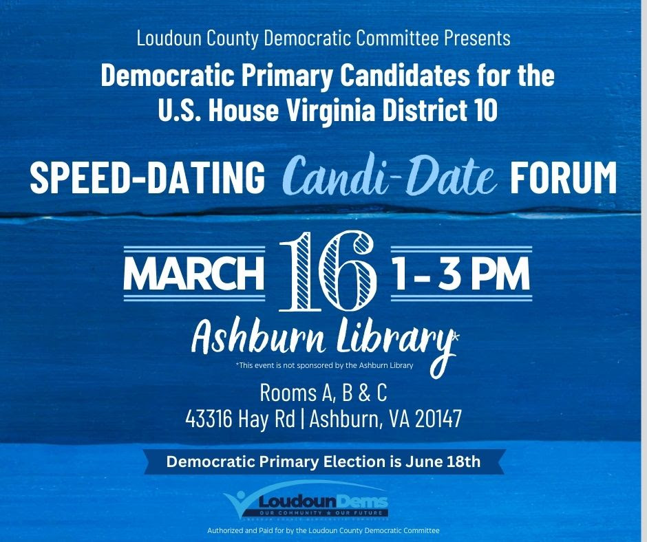 Democratic Primary Candidates for US House Virginia District 10
