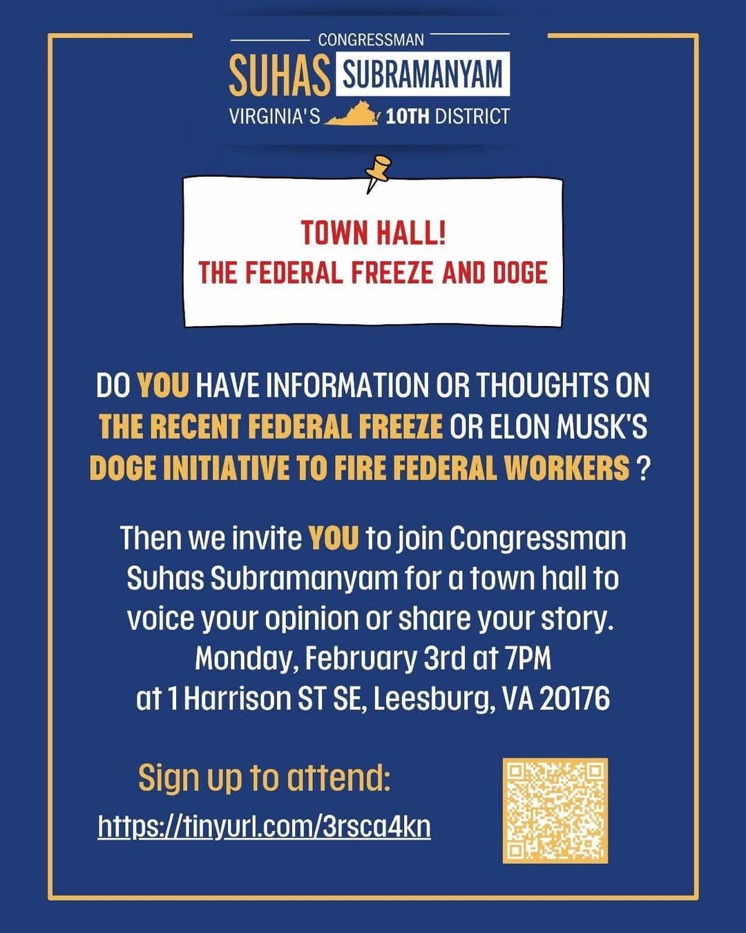 2025 Suhas Subramanyam Town Hall