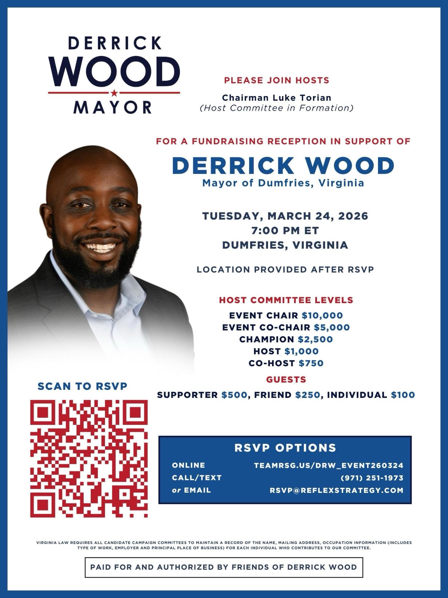 2026 Derrick Wood Mayor
