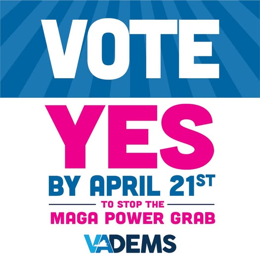 2026 Virginia Vote Yes for Redistricting