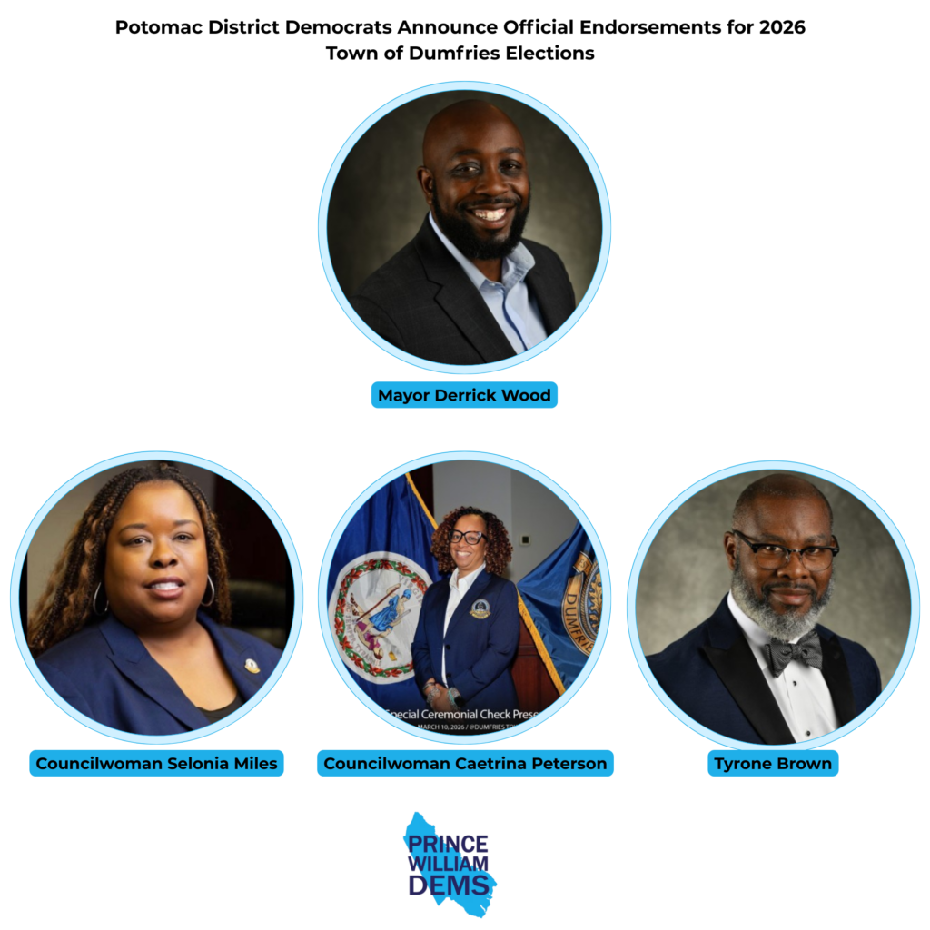 2026 Potomac District Dumfries Endorsements