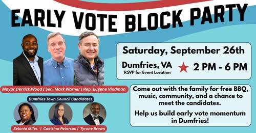 Dumfries Early Vote Block Party