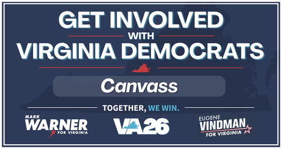 Get Involved Canvassing with the VA Dems